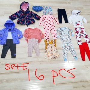 Baby Girl Clothes 12-18 Months Bundle Set E